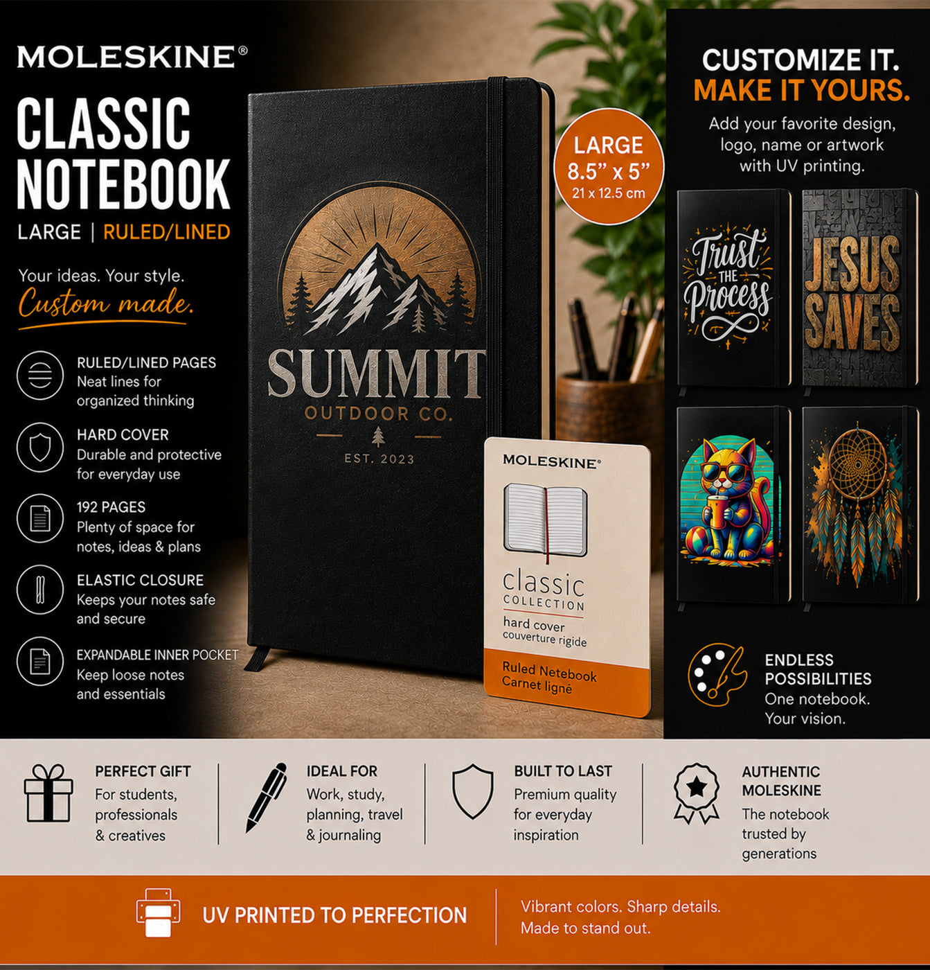 Custom Moleskine Notebooks
