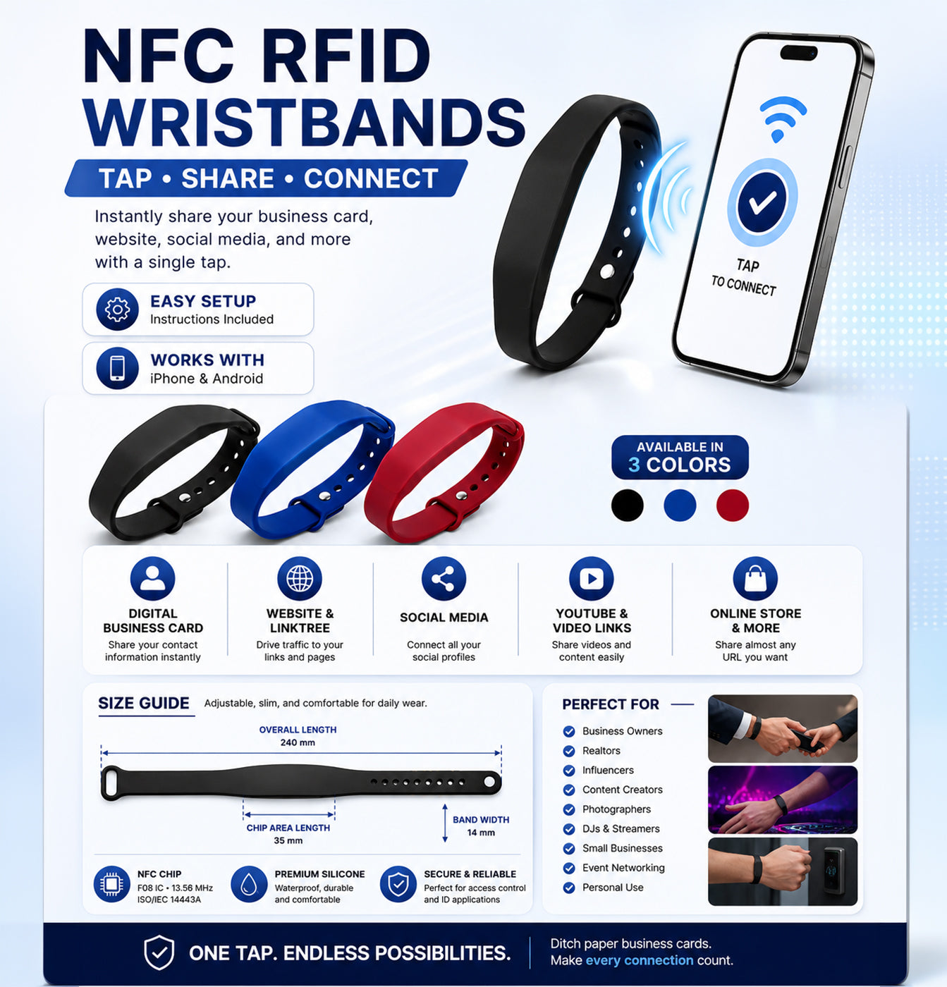 NFC RFID Wristband