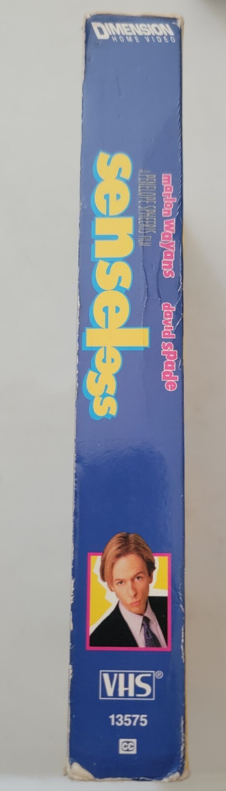 Senseless VHS 1998 Marlon Wayans David Spade Dimension Blockbuster Former...