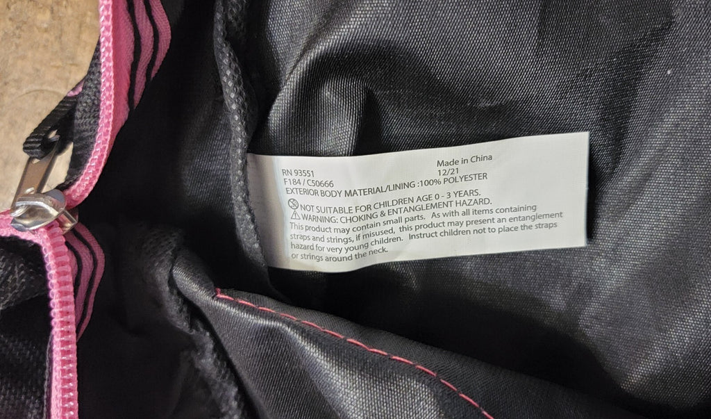 Trailmaker Pink Black Backpack School Travel Book Bag NWT