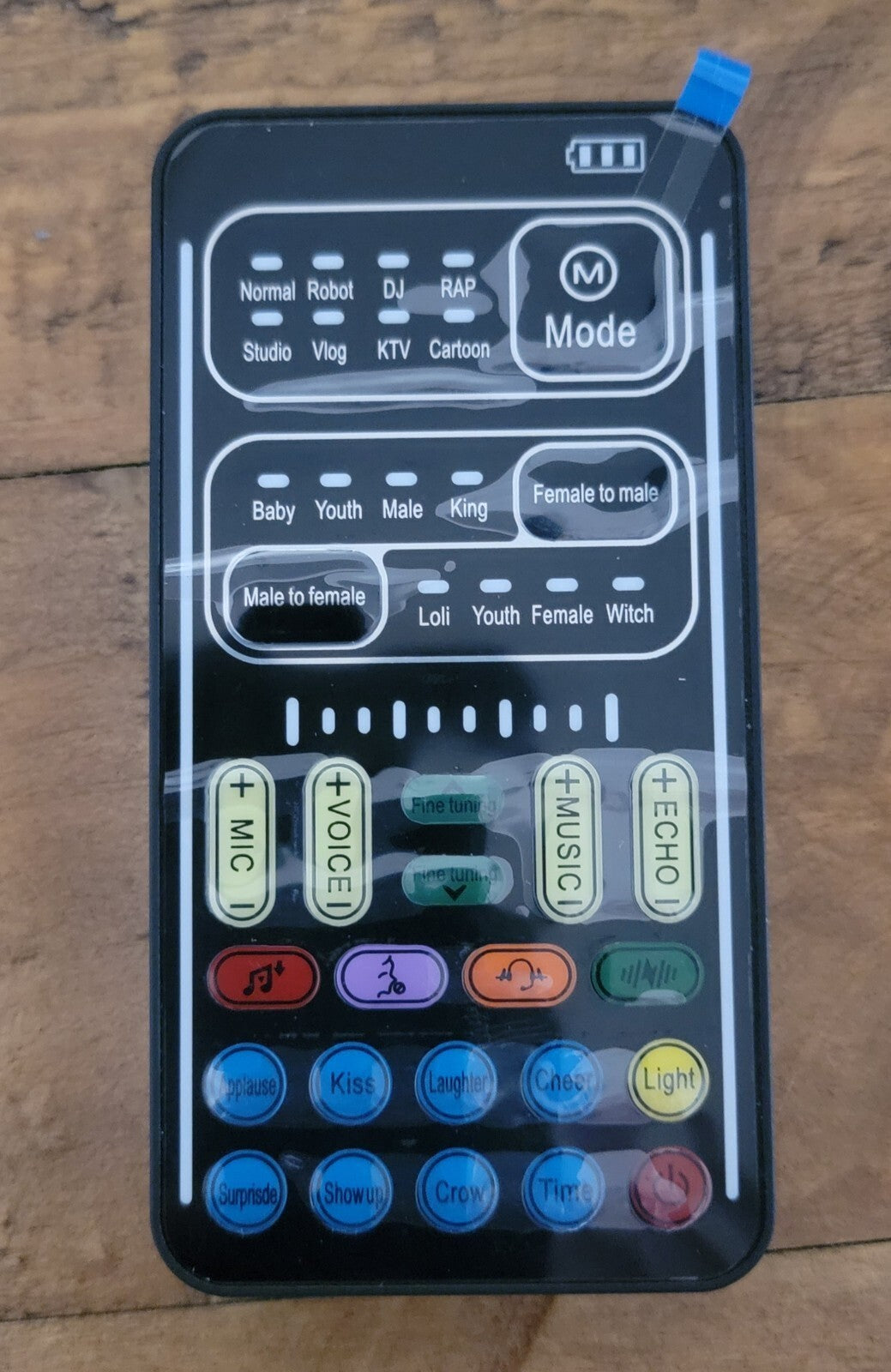 I9 Voice Changer Set, Mini Live Broadcast Voice Disguiser, Handheld Microphone 8