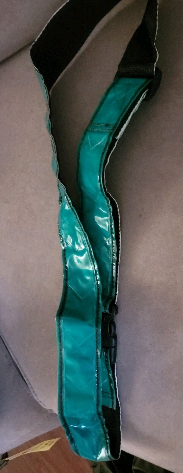 Green Hi Vis Reflective Belt, Adjustable Running Safety PT US Military Issue