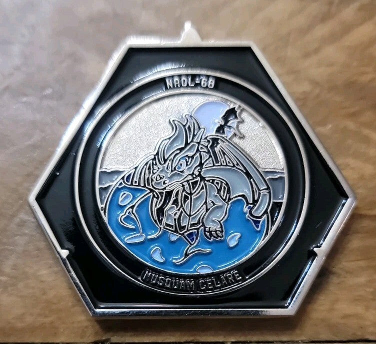 National reconnaissance office (NRO) L-68 LV challenge coin