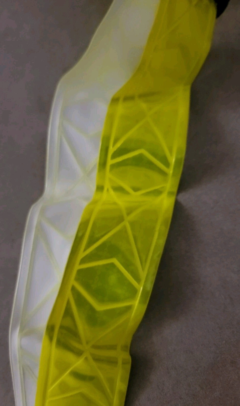 Reflective PT Safety Belt Fluorescent Yellow White Adjustable Military Running