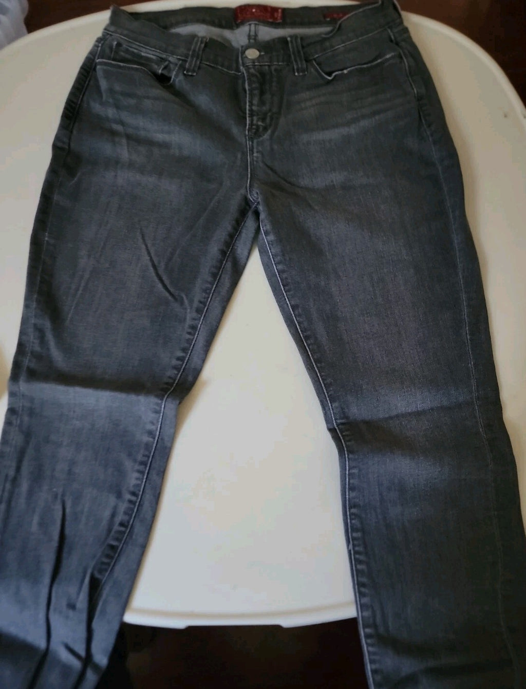 Lucky Brand Brooklyn Skinny Jeans Womens 8/29 Gray Black Wash 29 Inseam