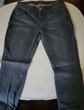 Lucky Brand Brooklyn Skinny Jeans Womens 8/29 Gray Black Wash 29 Inseam