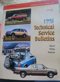 1998 Isuzu Technical Service bulletins OEM dealer manual rodeo amigo SUV
