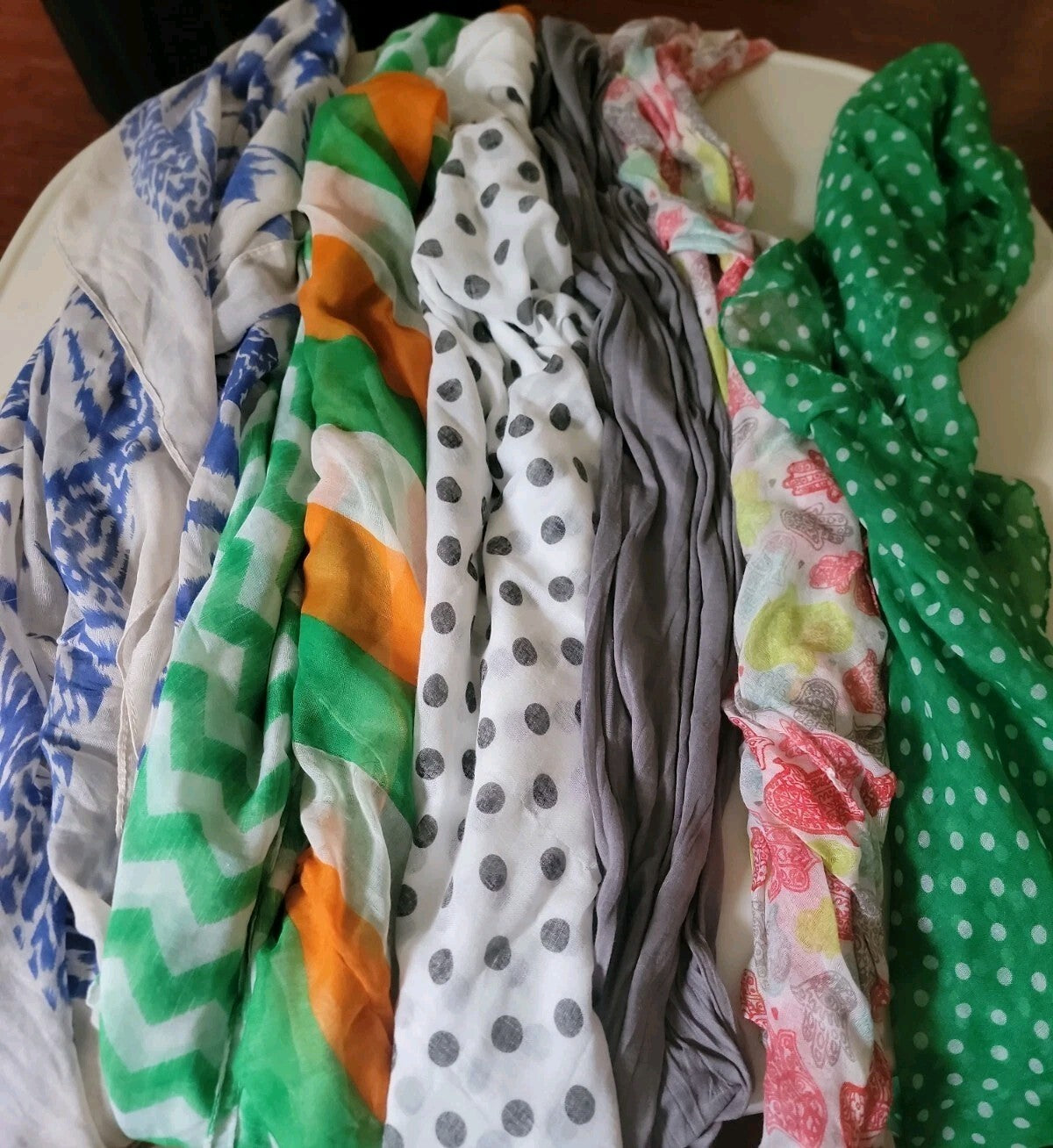 Women’s Scarf Lot Assorted Infinity Rectangle Square Paisley Plaid Fashion...