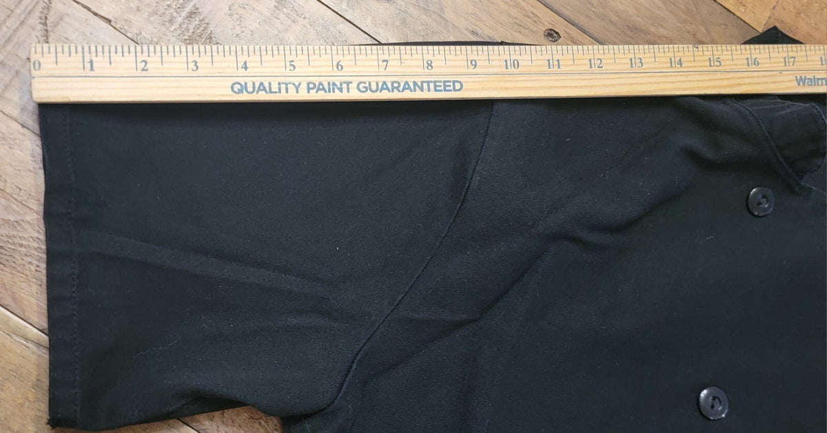 Chef Uniform Bundle Black Chef Coat Pants & Hat Dickies Fame Chef Size