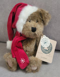 Boyds Bears 917307 A.J. Blixen Santa Teddy Bear Christmas Holiday Bear Plush 8"