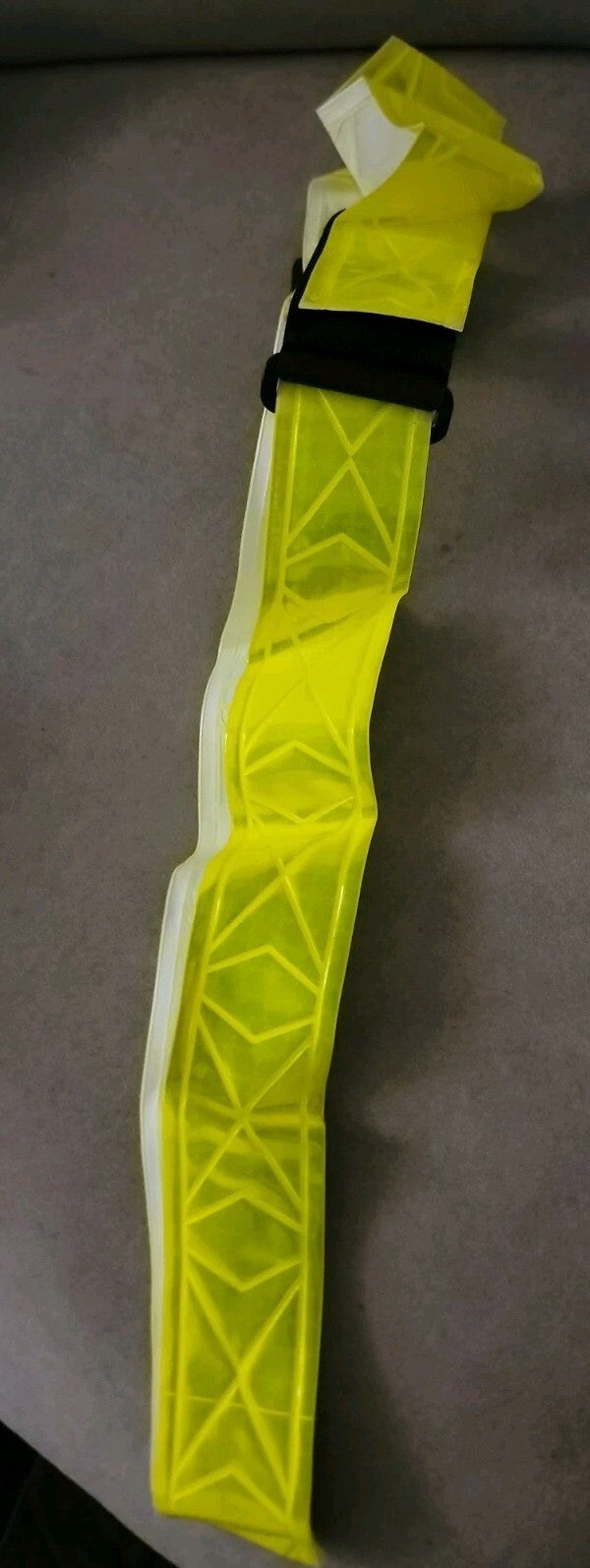 Reflective PT Safety Belt Fluorescent Yellow White Adjustable Military Running