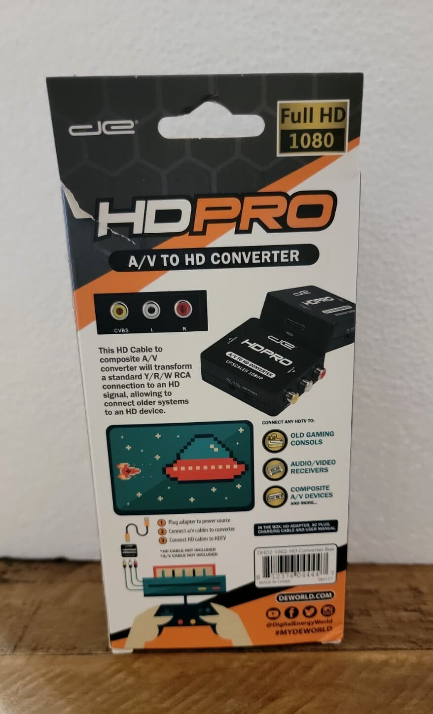 CJE HD Pro A/V to HD Converter – 1080p (A/V to HD) New-Open Box