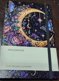 Moleskine Journal – Stunning 3D UV Printed Celestial Moon & Butterfly Design