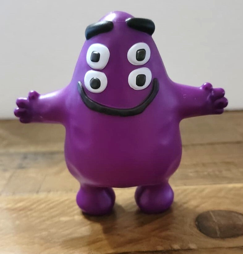 McDonalds Toys Lot Grimace Hamburglar 2-Birdie Figures Kids Meal Vintage