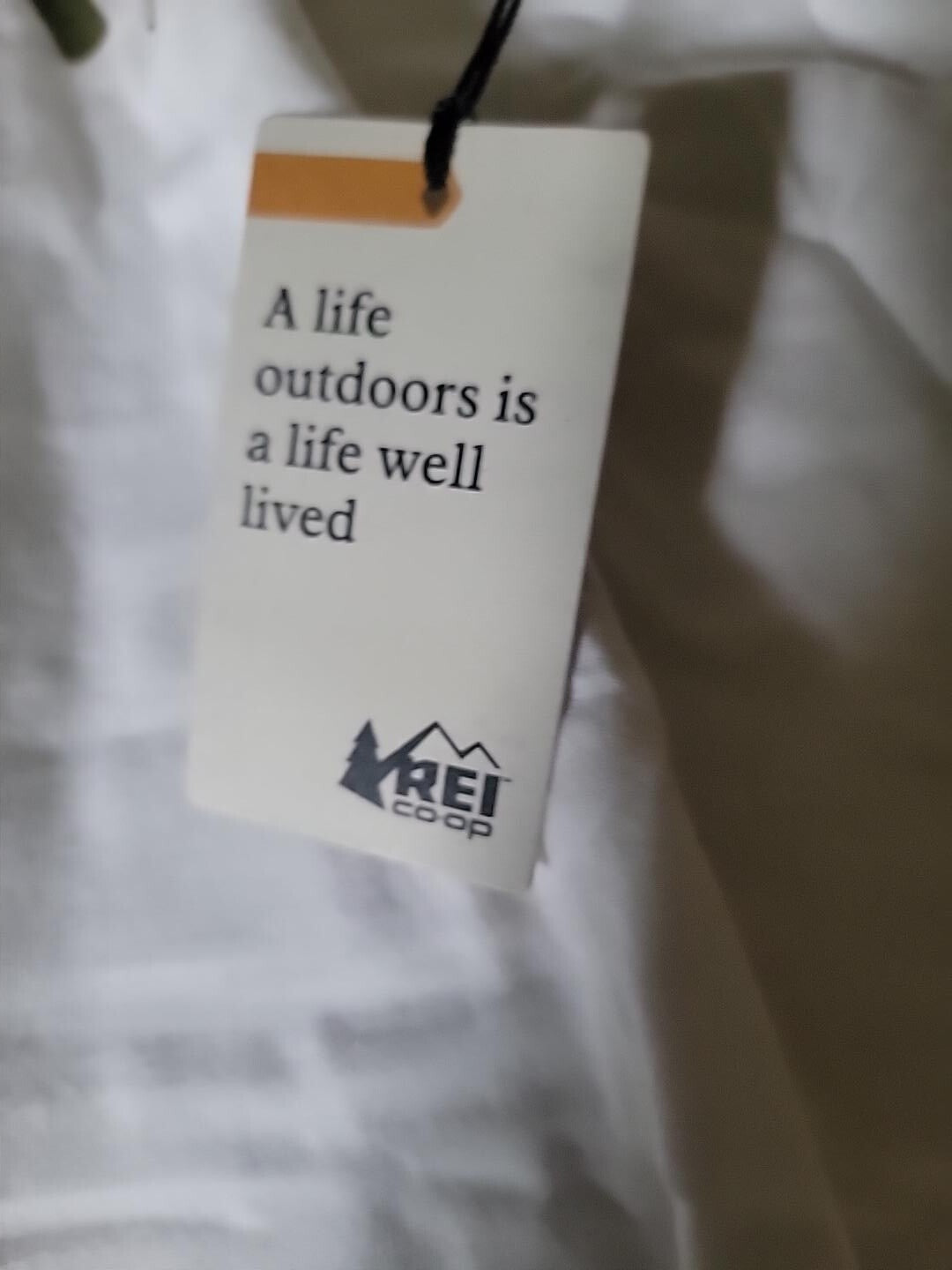 REI Co-op Outside With Pride T-Shirt Unisex Small Dusty White NWT