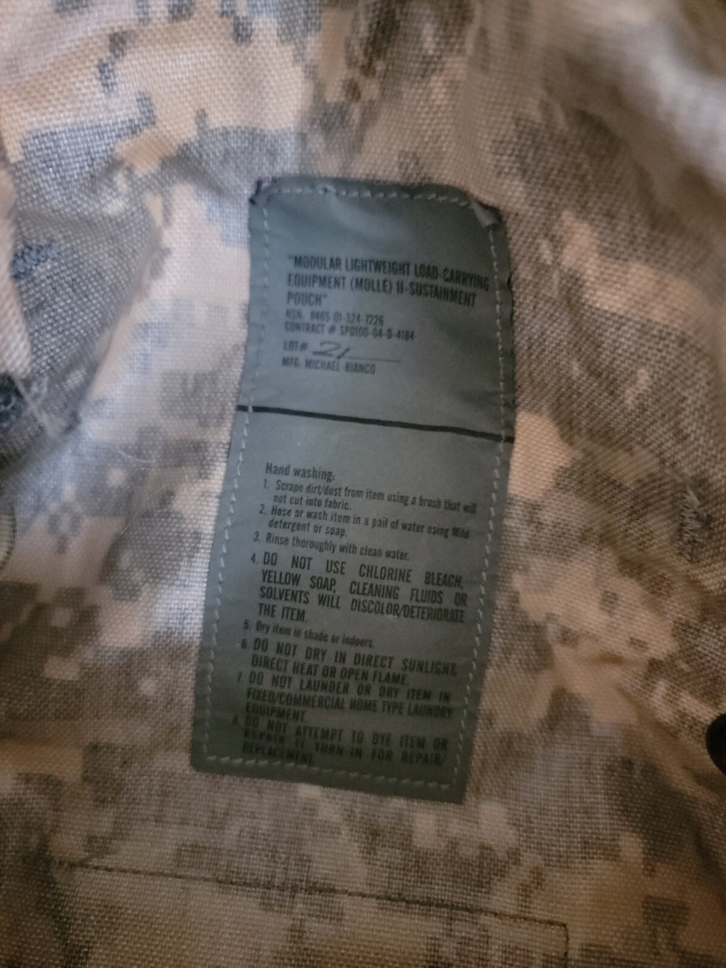 Genuine U.S. Military Issue MOLLE II Sustainment Pouch
