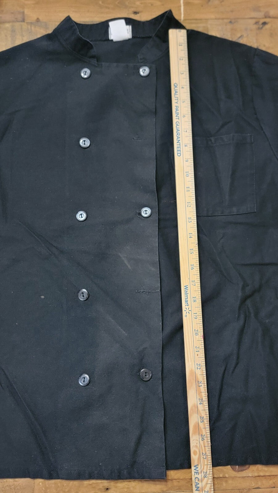 Chef Uniform Bundle Black Chef Coat Pants & Hat Dickies Fame Chef Size
