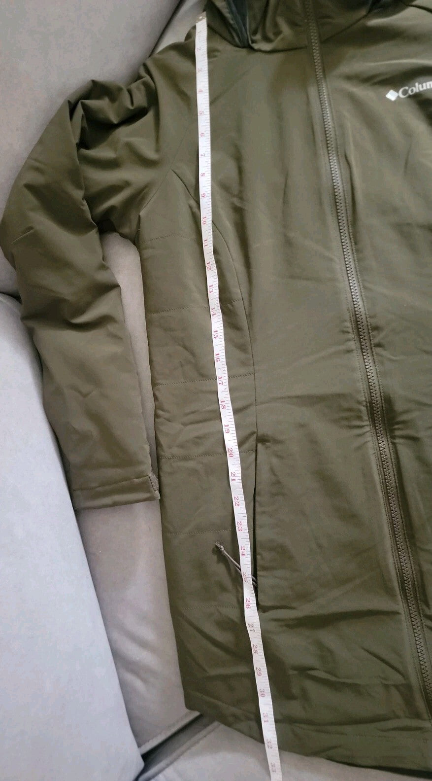 Columbia Women's Switchback Lined Long Jacket, Olive Green, Medium