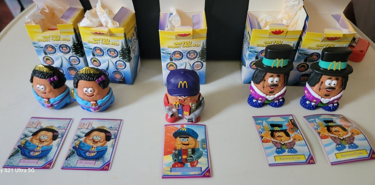 McDonald’s Kerwin Frost McNugget Buddies 2023 Lot of 5 Figures Cards Boxes