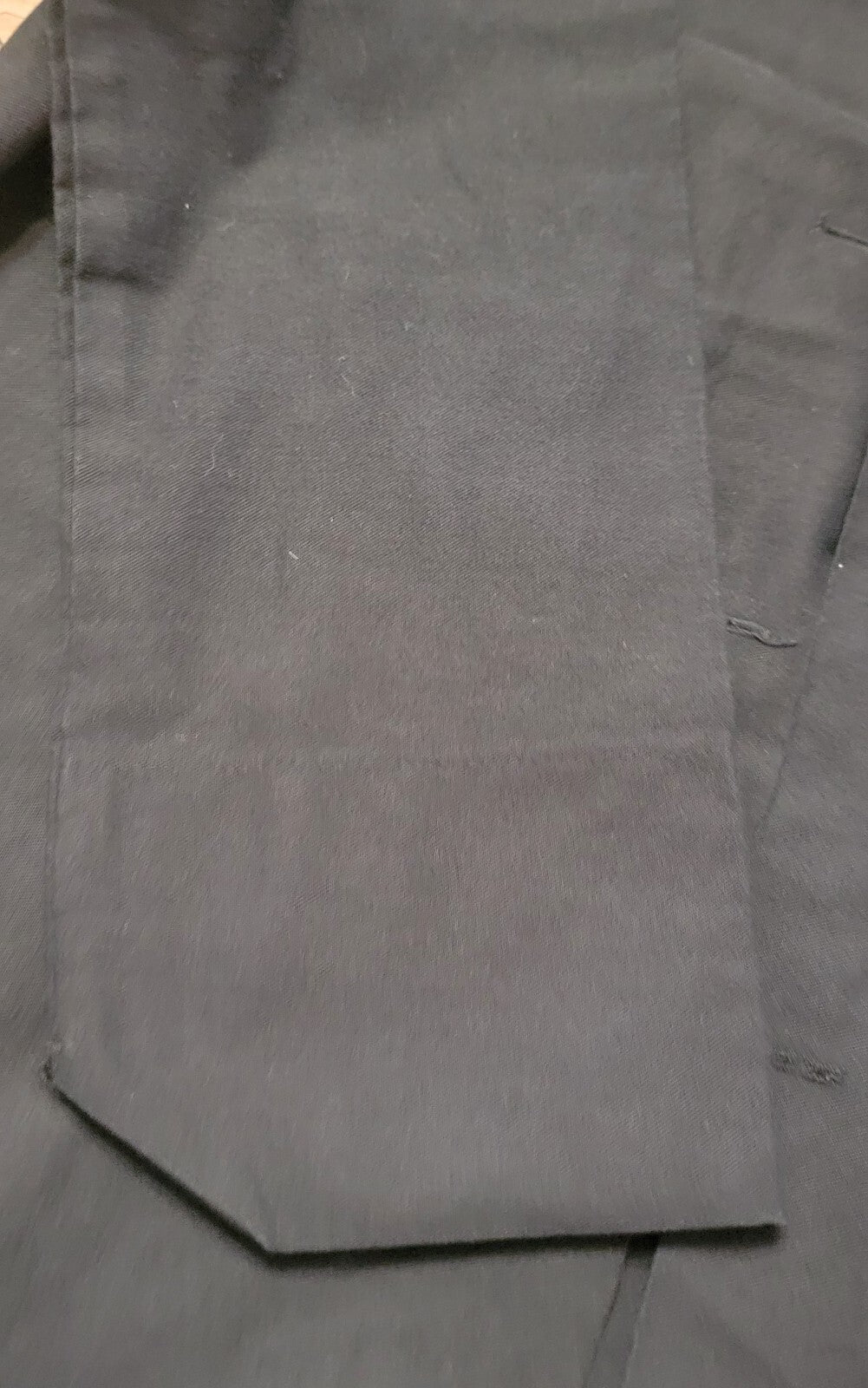 Chef Works Men’s Black Double Breasted Chef Coat Jacket Size XL Long Sleeve