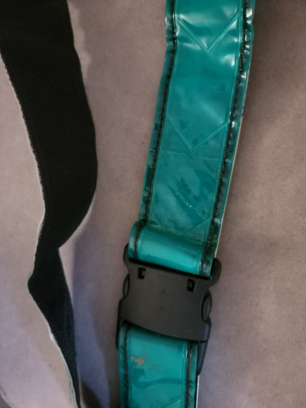 Green Hi Vis Reflective Belt, Adjustable Running Safety PT US Military Issue