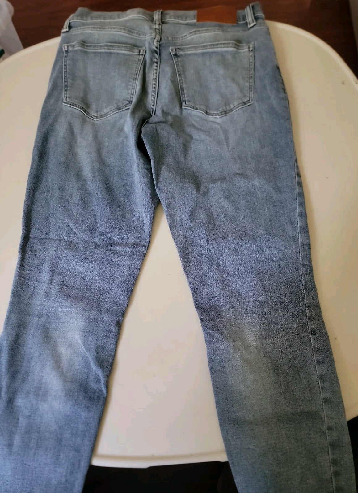 Lucky Brand Ava Jeans Womens 8 29 Mid Rise Crop Skinny Blue Stretch Denim