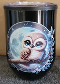Cute Baby Owl 12 oz Stainless Steel Tumbler with Lid – UV Printed