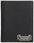RFID Passport Holder with Passport Ribbon | Top-Grain Nappa Leather | RFID Blocking