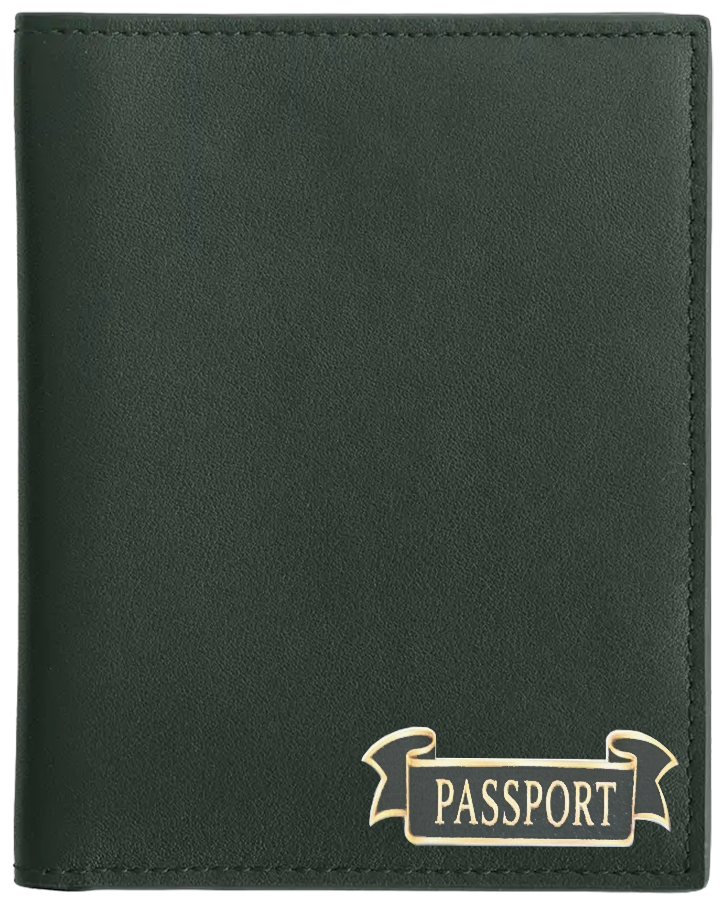 RFID Passport Holder with Passport Ribbon | Top-Grain Nappa Leather | RFID Blocking