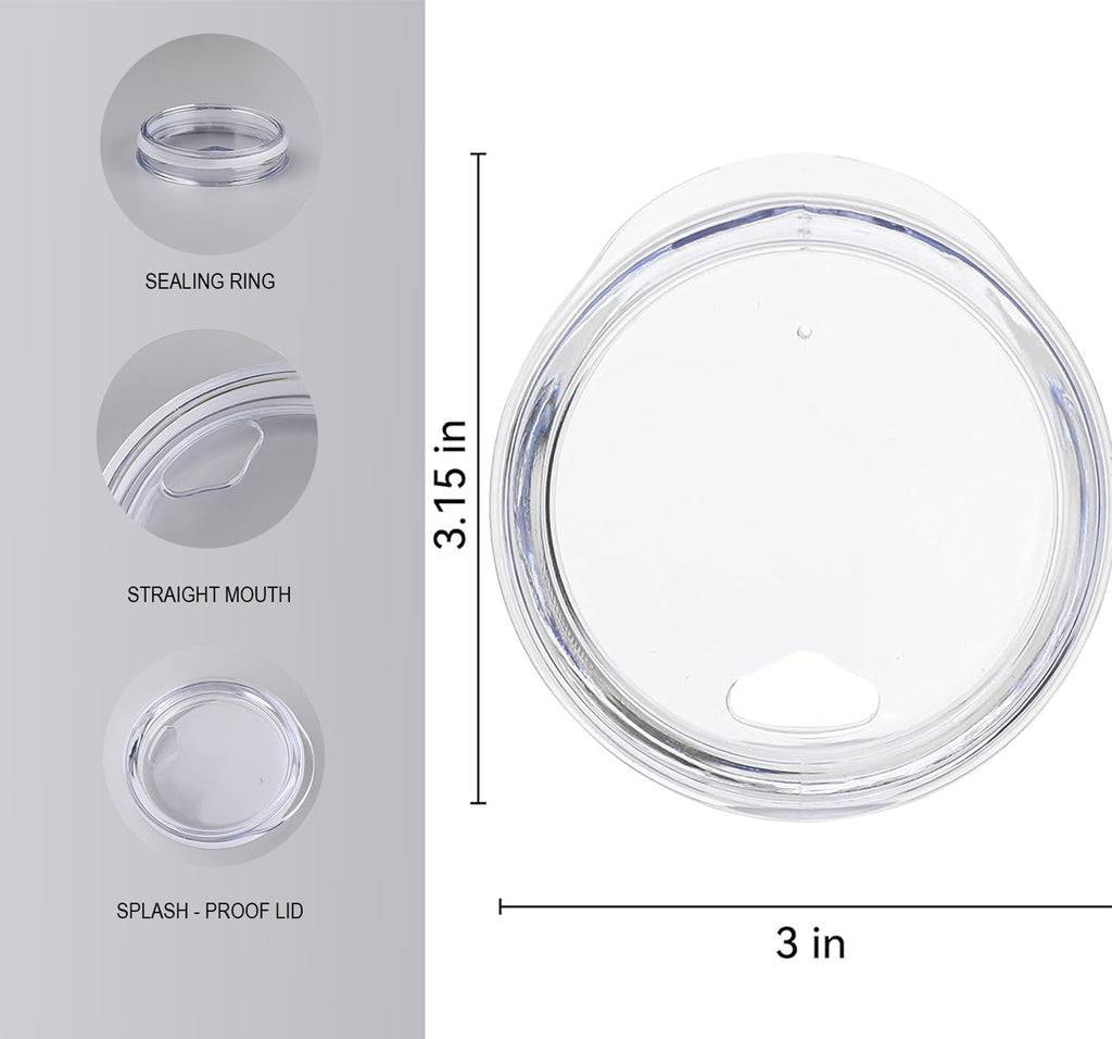 Custom UV Printed 12 oz Stemless Wine Tumbler with Lid