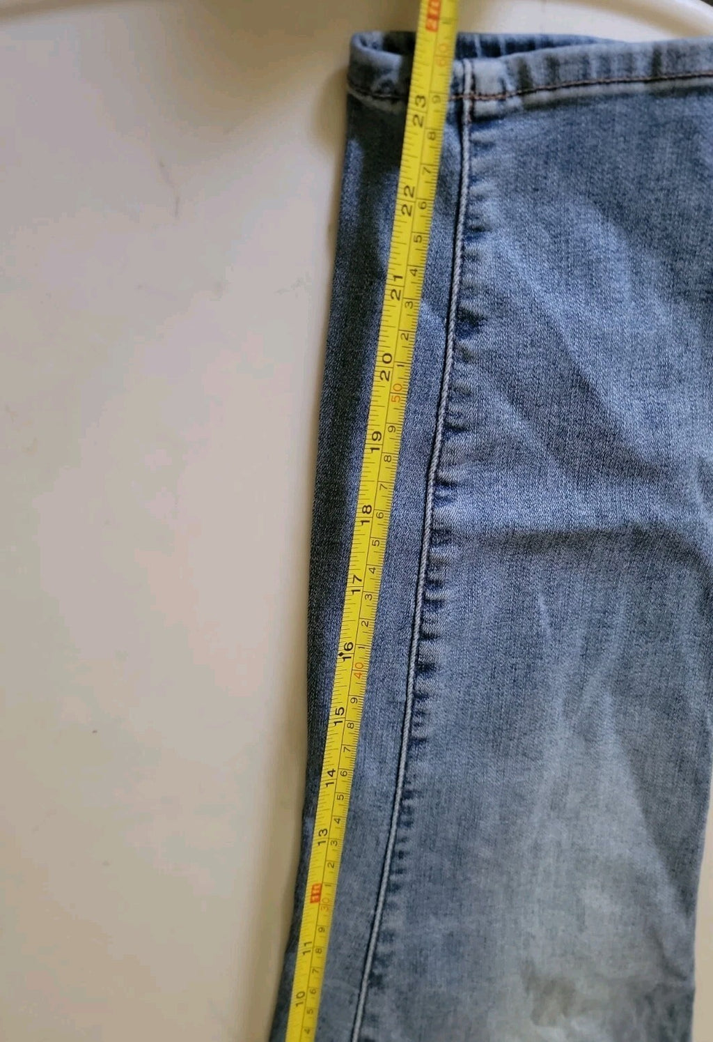 Lucky Brand Ava Jeans Womens 8 29 Mid Rise Crop Skinny Blue Stretch Denim