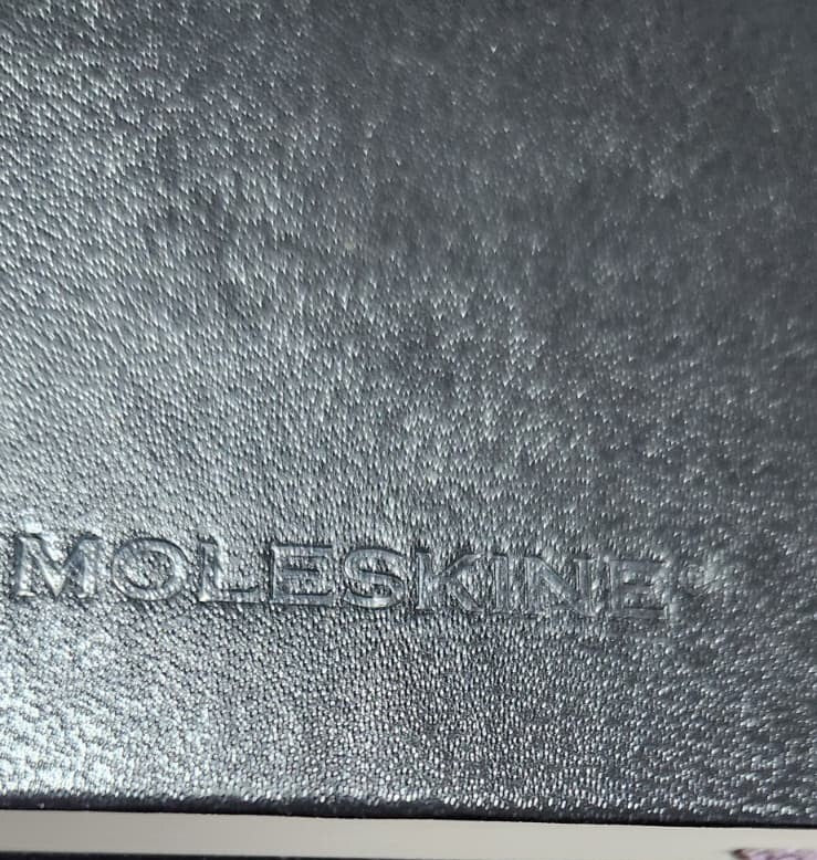 Moleskine Journal – Stunning 3D UV Printed Celestial Moon & Butterfly Design