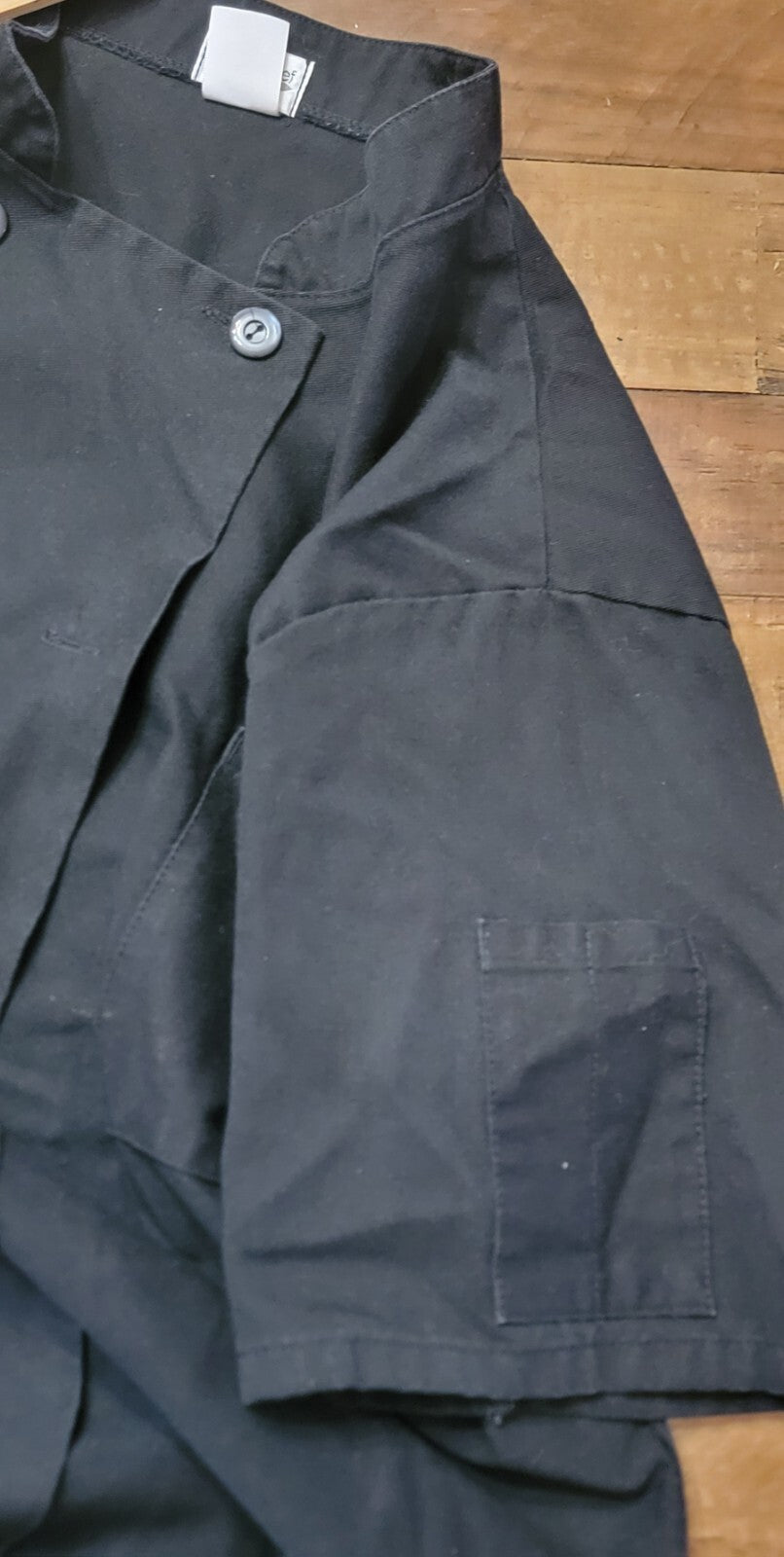 Chef Uniform Bundle Black Chef Coat Pants & Hat Dickies Fame Chef Size