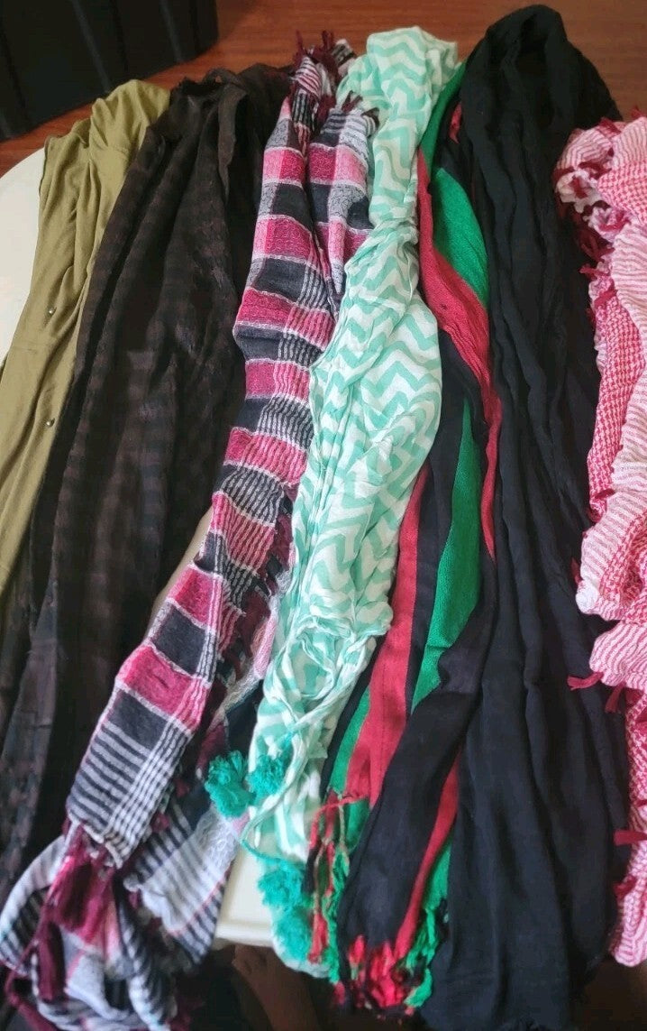 Women’s Scarf Lot Assorted Infinity Rectangle Square Paisley Plaid Fashion...