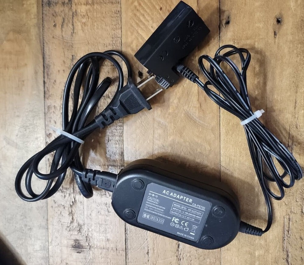 AC Adapter CA-PS700 + Dummy Battery DC Coupler Camera Power Supply