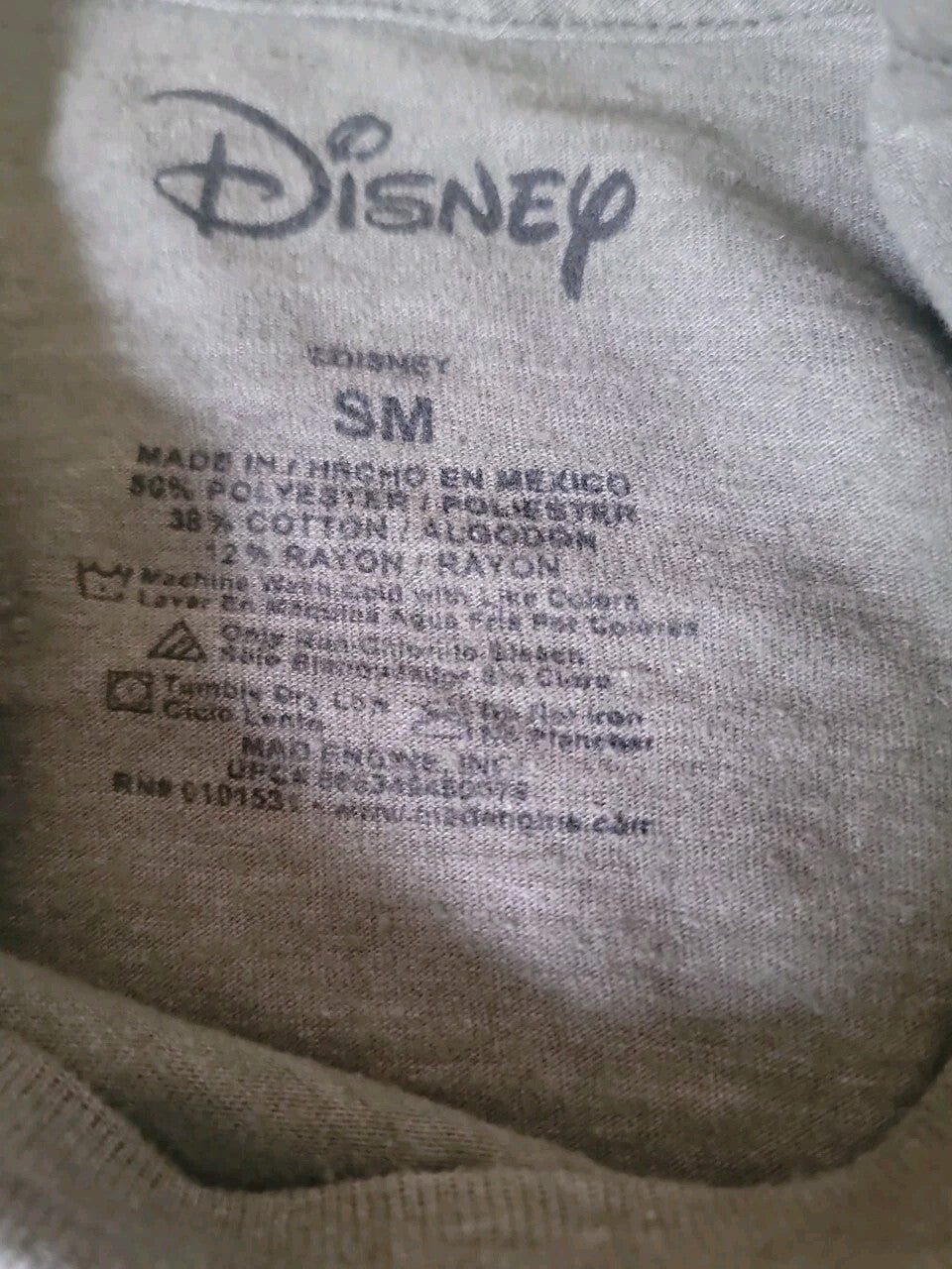 Disney Mickey Mouse Women's Green Graphic Cotton Crew Neck Short Sleeve Tee