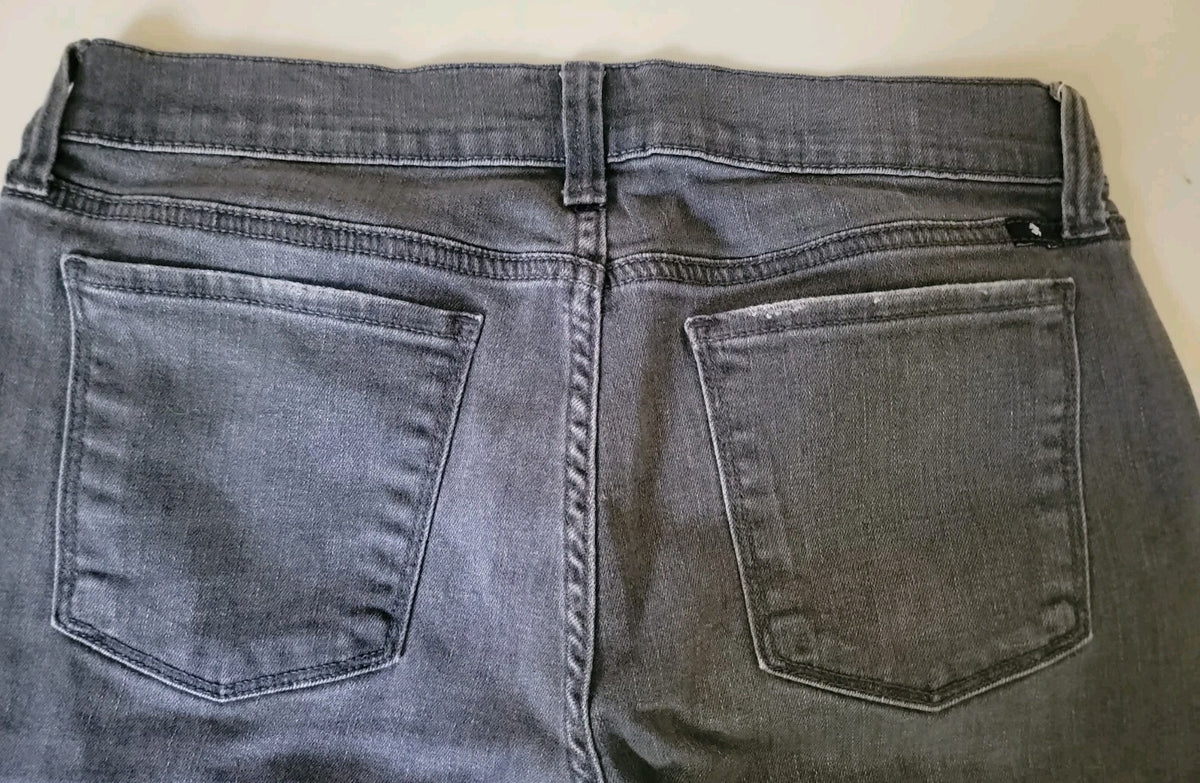 Lucky Brand Brooklyn Skinny Jeans Womens 8/29 Gray Black Wash 29 Inseam