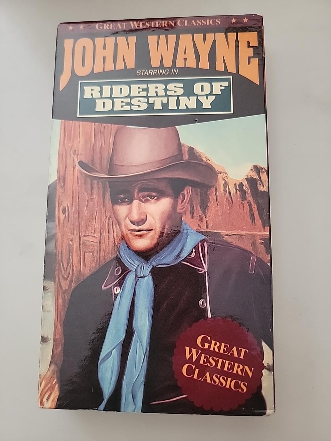 John Wayne Riders of Destiny VHS Western Classic. Vintage. Great condition.