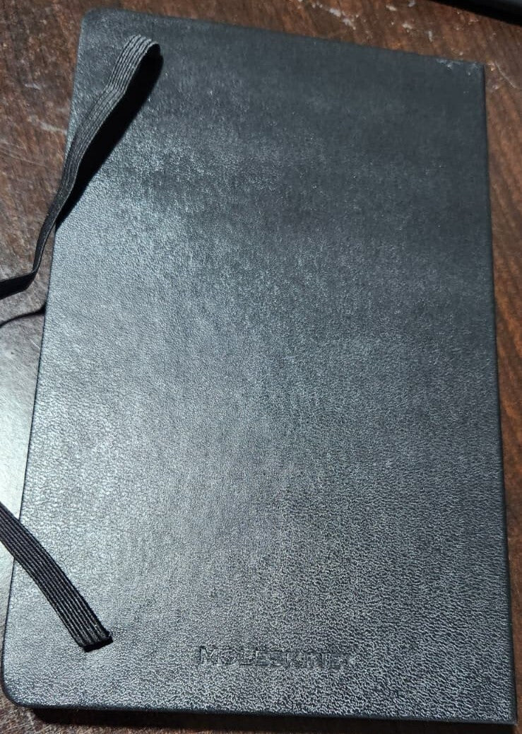 Moleskine Journal – Stunning 3D UV Printed Celestial Moon & Butterfly Design