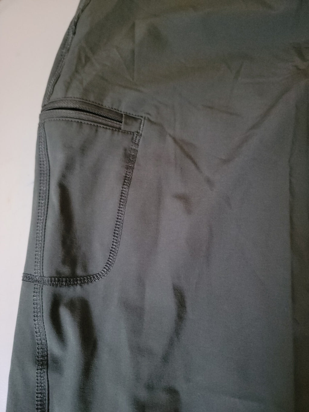 Eddie Bauer Womens 8 Fleece Lined Pull On Pants Black Stretch Hiking Outdoor
