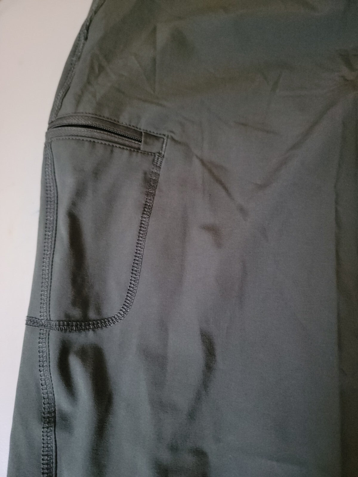 Eddie Bauer Womens 8 Fleece Lined Pull On Pants Black Stretch Hiking Outdoor