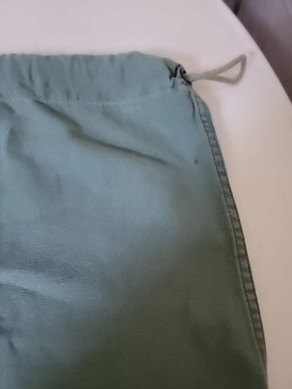US Military Barracks Cotton Canvas Laundry Bag, Olive Green