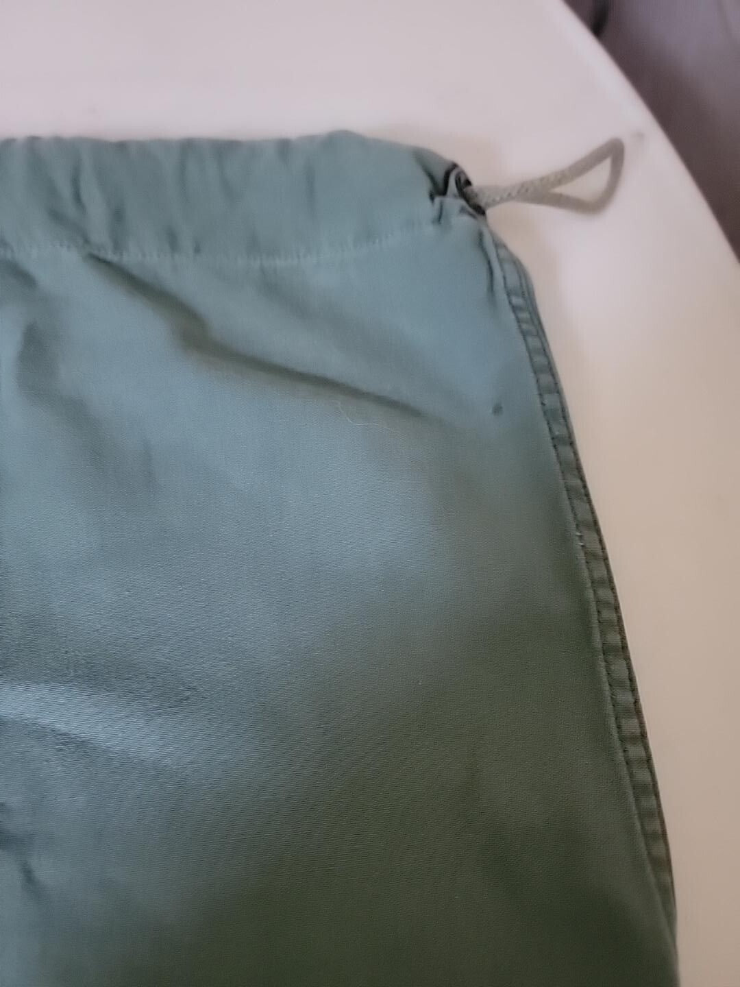 US Military Barracks Cotton Canvas Laundry Bag, Olive Green