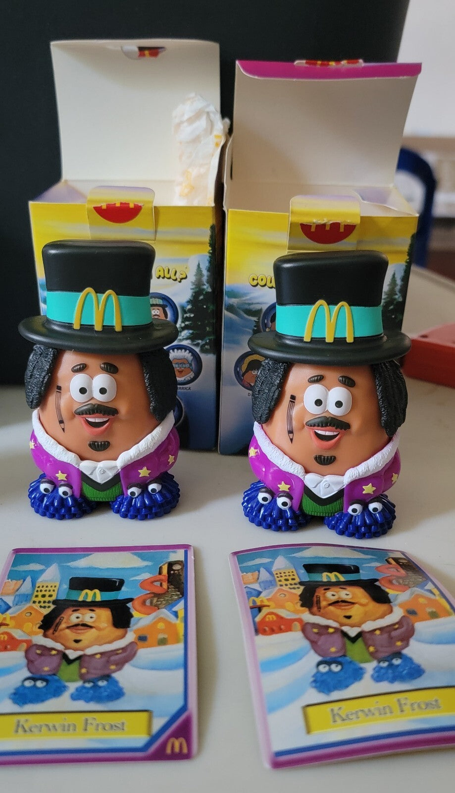 McDonald’s Kerwin Frost McNugget Buddies 2023 Lot of 5 Figures Cards Boxes
