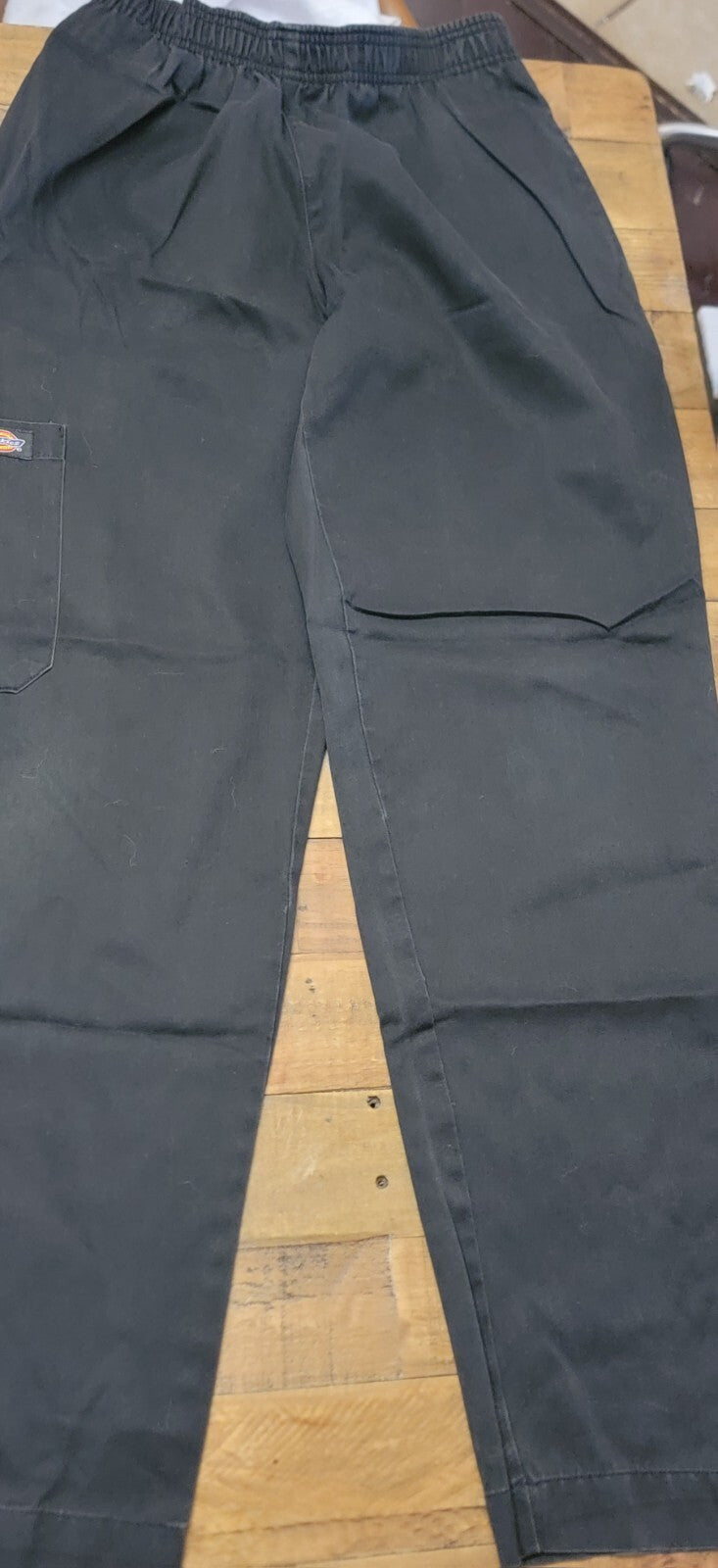 Chef Uniform Bundle Black Chef Coat Pants & Hat Dickies Fame Chef Size