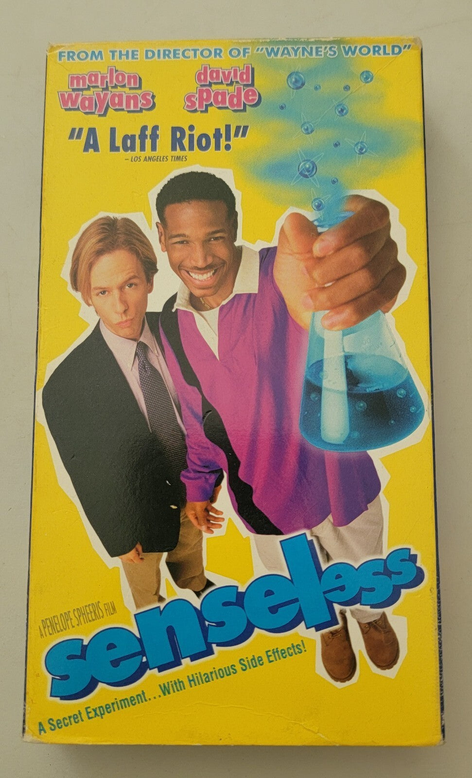 Senseless VHS 1998 Marlon Wayans David Spade Dimension Blockbuster Former...