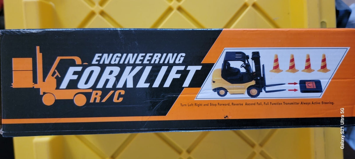 RC Engineering Forklift Toy 6 Function Radio Control 40MHz No. B039 w/ Box